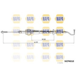Accelerator Cable NAPA NCP4010 for VW PASSAT, JETTA, GOLF OE 191721555
