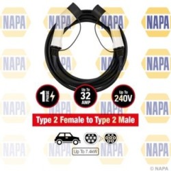 Electric Vehicle Charging Cable NAPA NEC107 for MERCEDES