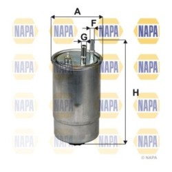 Fuel Filter NAPA NFF2221 for FIAT DUCATO, CITROEN RELAY OE 1371439080