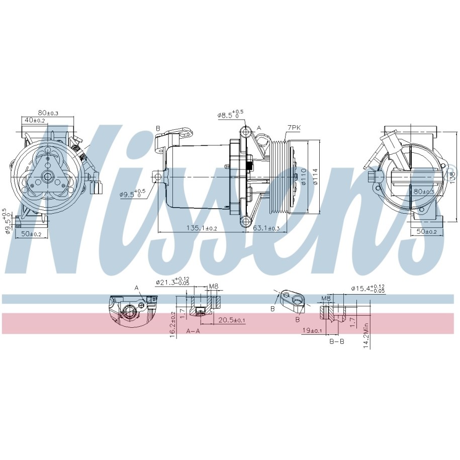 Compressor - Nissens 890172
