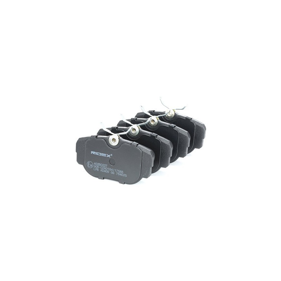 Brake Pad Set - RIDEX 402B0227