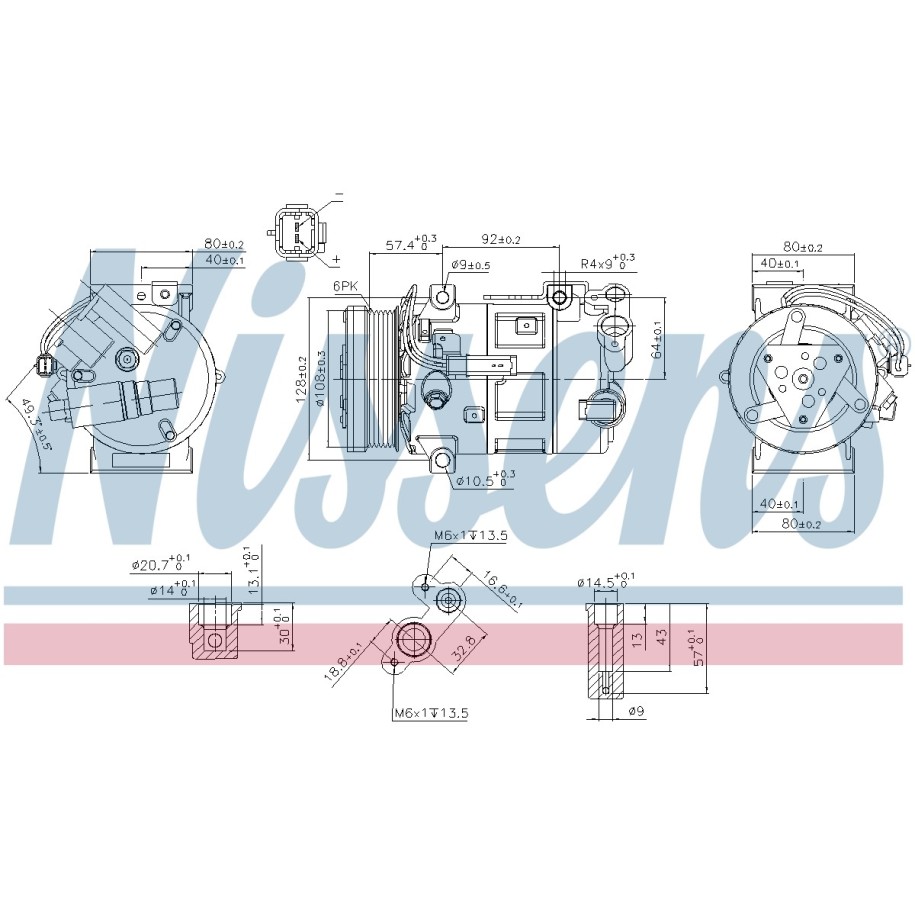Compressor - Nissens 890210