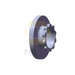 Brake Disc NAPA NTBD7019 OE 1367735