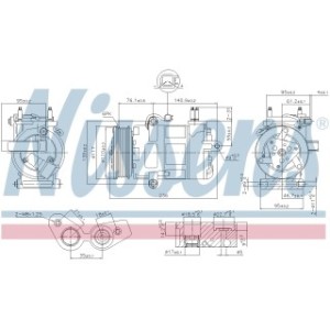 Compressor - Nissens 890217