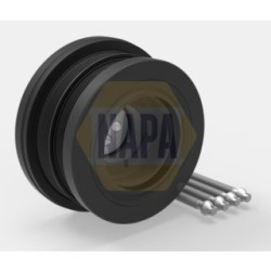 Crankshaft Belt Pulley NAPA NTV1066 for BMW 5, 3, X5