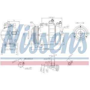 Compressor - Nissens 89022