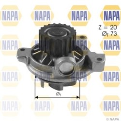 Engine Cooling Water Pump NAPA NWP1077 for VW OE 046121004D