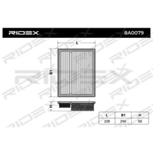 Air Filter - RIDEX 8A0079