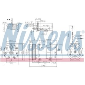 Compressor - Nissens 890221