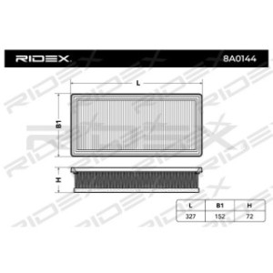 Air Filter - RIDEX 8A0144