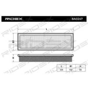 Air Filter - RIDEX 8A0247