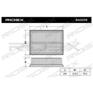 Air Filter - RIDEX 8A0039