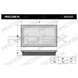 Air Filter - RIDEX 8A0120