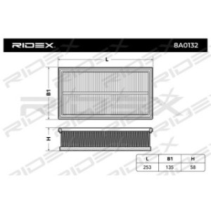 Air Filter - RIDEX 8A0132