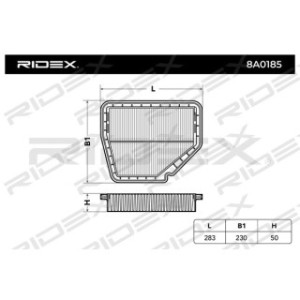 Air Filter - RIDEX 8A0185