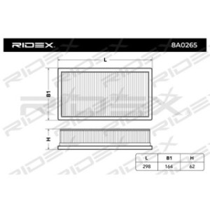 Air Filter - RIDEX 8A0265