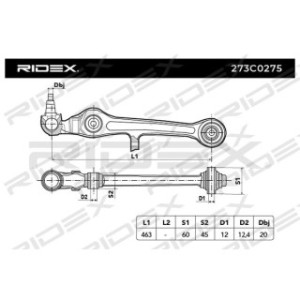 Control Trailing Arm - RIDEX 273C0275