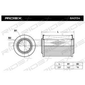 Air Filter - RIDEX 8A0134