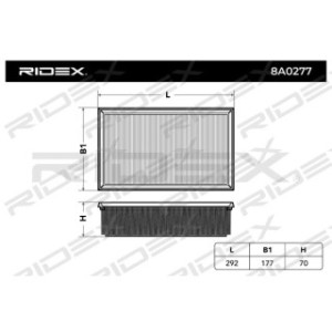 Air Filter - RIDEX 8A0277