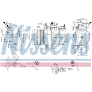 Compressor - Nissens 890250