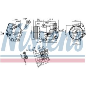 Compressor - Nissens 890259