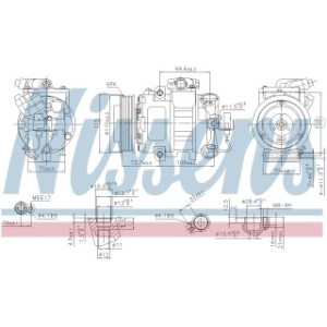 Compressor - Nissens 89026