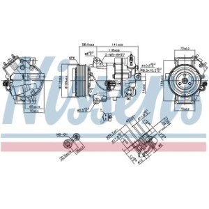 Compressor - Nissens 890263