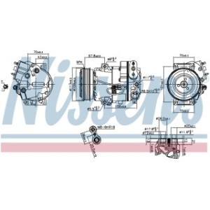 Compressor - Nissens 890266