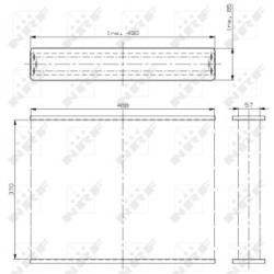 Radiator Core NRF 1280