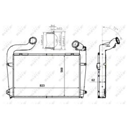 Intercooler NRF 30224  OE 1531767