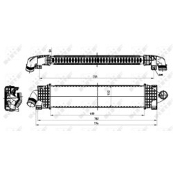 Intercooler NRF 30870 for FORD OE 1231015