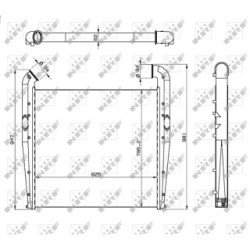 Intercooler NRF 309018  OE 1373517