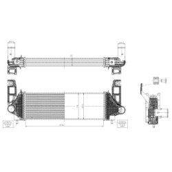 Intercooler NRF 309058 for RAM 1500 OE 52014947AB