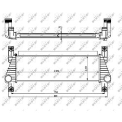 Intercooler NRF 30918 for FORD RANGER OE 1725623