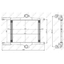 Intercooler NRF 309272  OE 41214448