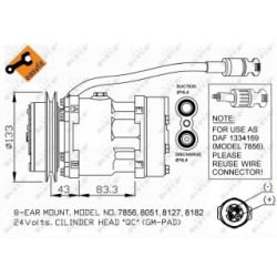 AC Compressor NRF 32114  OE 1251063