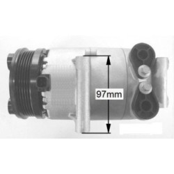 AC Compressor NRF 32405 for FORD FOCUS, C-MAX OE 1329719