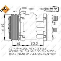 AC Compressor NRF 32707  OE 51779707013