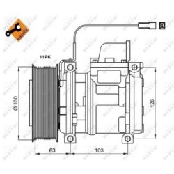 AC Compressor NRF 32829  OE 0002340811