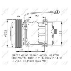 AC Compressor NRF 32877  OE 317008A3