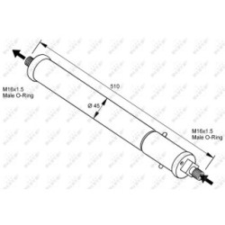 AC Dryer NRF 33100 for JAGUAR XJ OE CBC9754