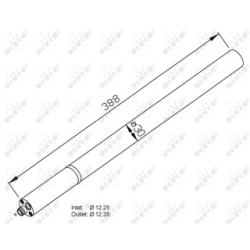 AC Dryer NRF 33213 for VW TOURAN, CADDY OE 1T0298403