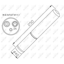 AC Dryer NRF 33295 for TOYOTA AYGO, CITROEN C1, PEUGEOT 107 OE 876966W