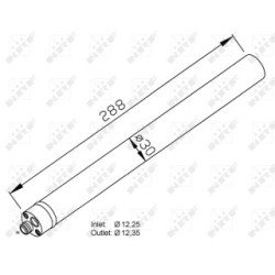 AC Dryer NRF 33310 for AUDI A5, A4, Q5, A6, A7, TT, A3 OE 8K0298403
