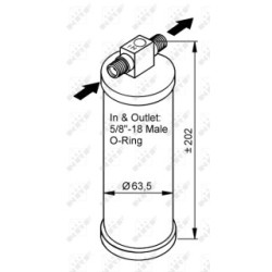 AC Dryer NRF 33316  OE 1698300