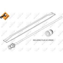 AC Dryer NRF 33350 for MERCEDES OE 2048350147