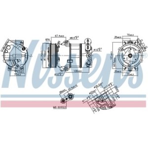 Compressor - Nissens 890339
