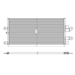 AC Condenser NRF 350389  OE 2014389