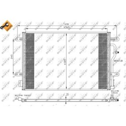 AC Condenser NRF 35404 for AUDI A4, A6 OE 8E0260401A