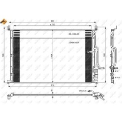 AC Condenser NRF 35923 for AUDI A8 OE 4E0260403F